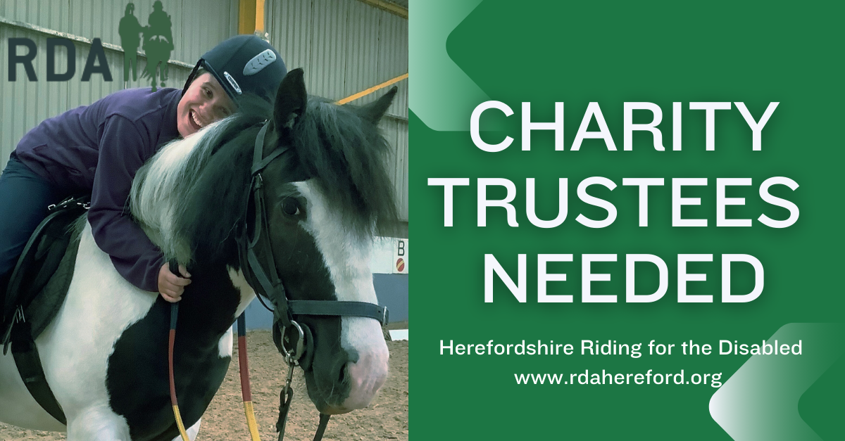 Be a Trustee for Herefordshire Riding for the Disabled